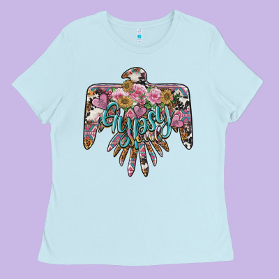 Gypsy Soul Thunderbird Ladies Tee Designed By Barkaloodesign