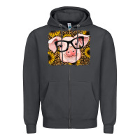 Smoke sunflowers pig Zipper Hoodie - RanaPortraitStore