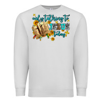 Dove Grey only talking to jesus today Premium Sweatshirt - AdoDesignShop