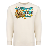 Sandshell only talking to jesus today Premium Sweatshirt - AdoDesignShop