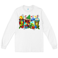 White autism christmas coffee cups Long Sleeve Tee - Zillion Design Studio