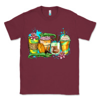 Burgundy alligator coffee cups Classic Tee - Zillion Design Studio