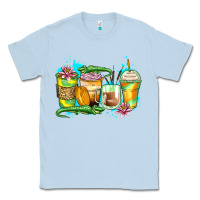Dusty Blue alligator coffee cups Classic Tee - Zillion Design Studio