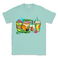Seafoam alligator coffee cups Classic Tee - Zillion Design Studio