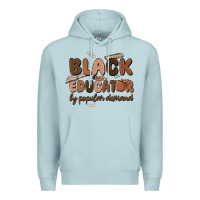 Blue Mist black educator by popular demand Premium Hoodie - MaliasSmallBusiness