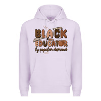 Lilac black educator by popular demand Premium Hoodie - MaliasSmallBusiness