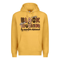 Mustard black educator by popular demand Premium Hoodie - MaliasSmallBusiness