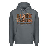 Rock black educator by popular demand Premium Hoodie - MaliasSmallBusiness