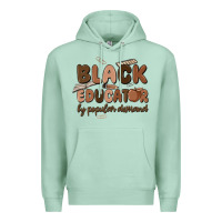 Seafoam black educator by popular demand Premium Hoodie - MaliasSmallBusiness