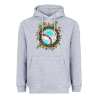 Heather Grey baseball gemstone sunflower Heavyweight Hoodie - JahusDesignShop