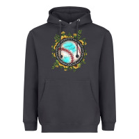 Smoke baseball gemstone sunflower Heavyweight Hoodie - JahusDesignShop