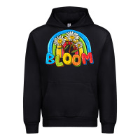 Black bloom Urban Hoodie - NancyCooperArtShop