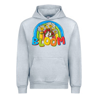 Heather Grey bloom Urban Hoodie - NancyCooperArtShop