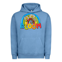 Pigment Pebble Blue bloom Urban Hoodie - NancyCooperArtShop
