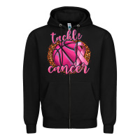 Black tackle cancer basketball Zipper Hoodie - texasbilliewilder