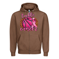 Chestnut tackle cancer basketball Zipper Hoodie - texasbilliewilder