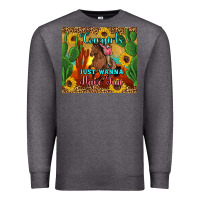 Charcoal Heather cowgirls just wanna have fun Premium Sweatshirt - Artiststas