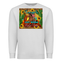Dove Grey cowgirls just wanna have fun Premium Sweatshirt - Artiststas