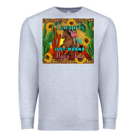 Heather Grey cowgirls just wanna have fun Premium Sweatshirt - Artiststas