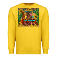Lemon cowgirls just wanna have fun Premium Sweatshirt - Artiststas