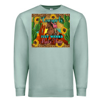 Seafoam cowgirls just wanna have fun Premium Sweatshirt - Artiststas