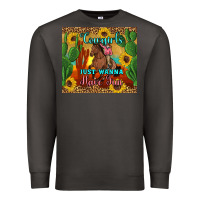 Smoke cowgirls just wanna have fun Premium Sweatshirt - Artiststas