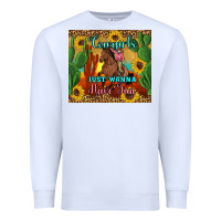 White cowgirls just wanna have fun Premium Sweatshirt - Artiststas