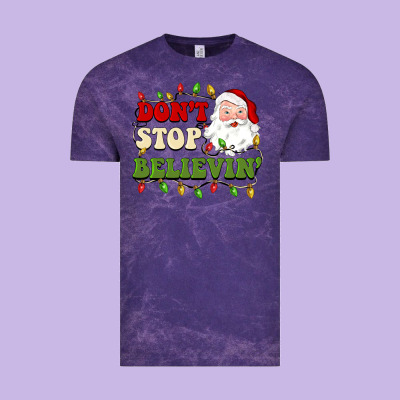 Don't Stop Believin Vintage Tee Designed By Barkaloodesign