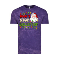 Cloud Purple don't stop believin Vintage Tee - BarkalooDesign