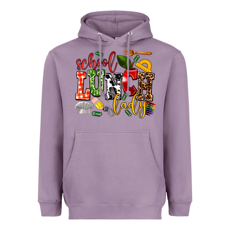 School Lunch Lady Heavyweight Hoodie by AdoDesignShop | Teevron