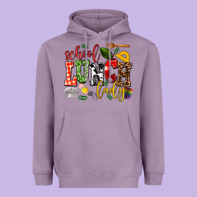 School Lunch Lady Heavyweight Hoodie Designed By Adodesignshop
