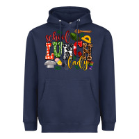 Navy school lunch lady Heavyweight Hoodie - AdoDesignShop