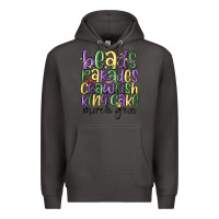 Smoke beads parades crawfish king cake mardi gras Premium Hoodie - MaliasSmallBusiness
