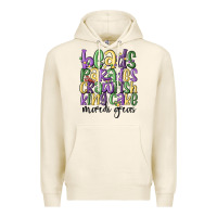 Tofu beads parades crawfish king cake mardi gras Premium Hoodie - MaliasSmallBusiness
