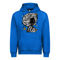 Cobalt black woman quotes Urban Hoodie - MaliasSmallBusiness