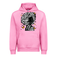 Fuchsia Pink black woman quotes Urban Hoodie - MaliasSmallBusiness