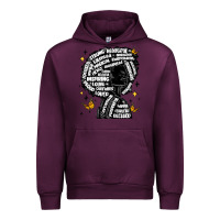 Mauve Wine black woman quotes Urban Hoodie - MaliasSmallBusiness