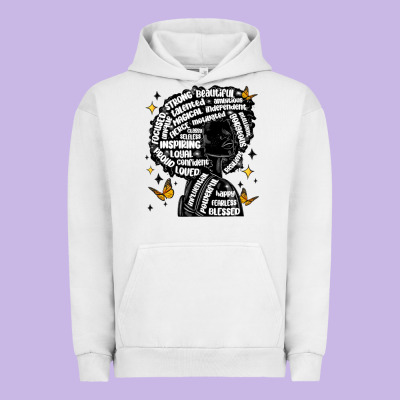 Black Woman Quotes Urban Hoodie Designed By Maliassmallbusiness
