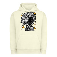 Pigment Pistachio black woman quotes Urban Hoodie - MaliasSmallBusiness