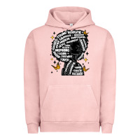 Pigment Salmon black woman quotes Urban Hoodie - MaliasSmallBusiness