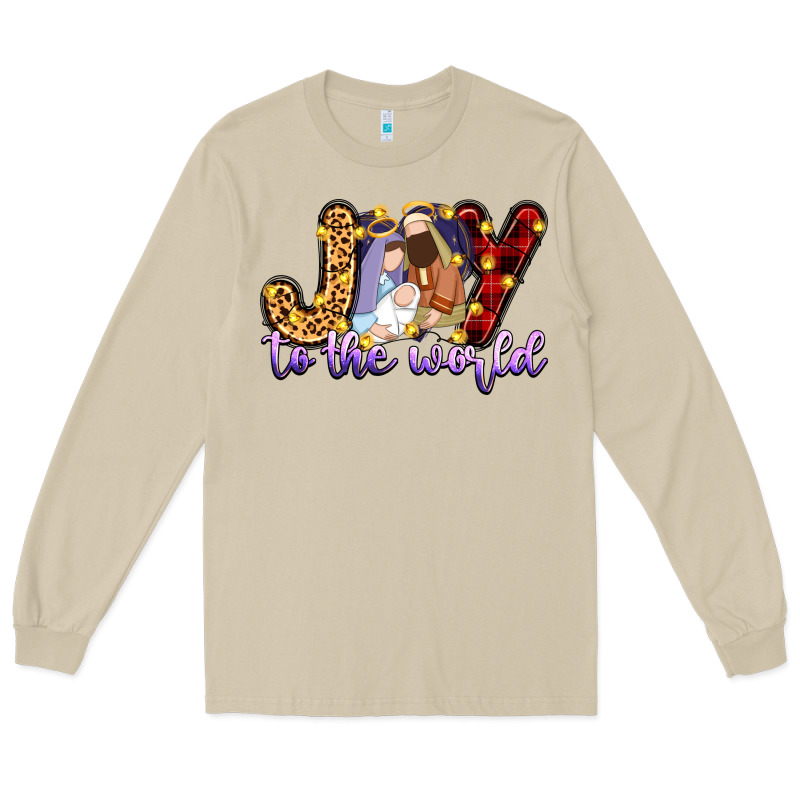 Joy To The World Long Sleeve Tee by Zillion Design Studio | Teevron