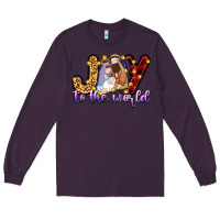 Plum joy to the world Long Sleeve Tee - Zillion Design Studio