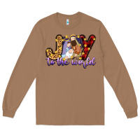Toasted Coconut joy to the world Long Sleeve Tee - Zillion Design Studio