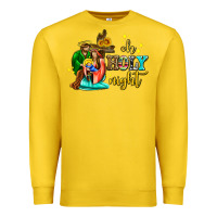 Lemon oh holy night with sunflower and cross Premium Sweatshirt - AdoDesignShop