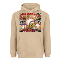 Mushroom baseball leopard cowhide sunflower Heavyweight Hoodie - JahusDesignShop