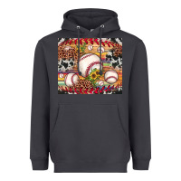 Smoke baseball leopard cowhide sunflower Heavyweight Hoodie - JahusDesignShop