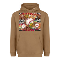 Toasted Coconut baseball leopard cowhide sunflower Heavyweight Hoodie - JahusDesignShop