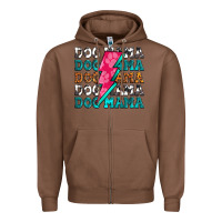 Chestnut dog mama Zipper Hoodie - Zillion Design Studio