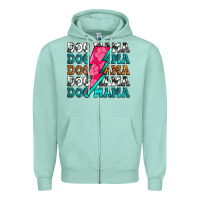 Seafoam dog mama Zipper Hoodie - Zillion Design Studio