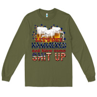 Army Green lets get hammered Long Sleeve Tee - texasbilliewilder